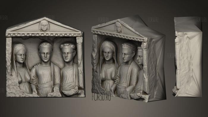 FAMILY MOURNING stl model for CNC